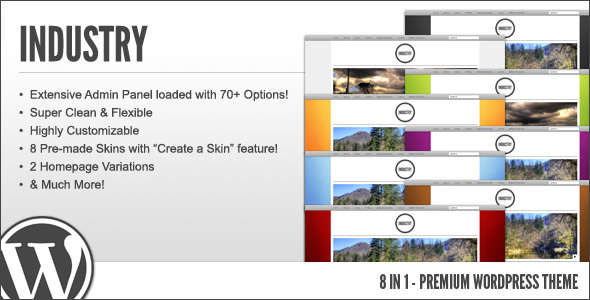 WP Industry - 8 in 1 Premium WordPress Theme