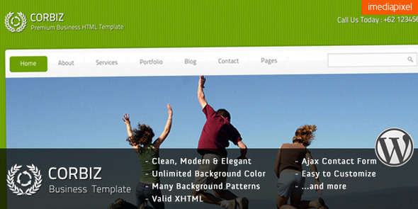 corbiz - Corporate and Business WordPress Theme