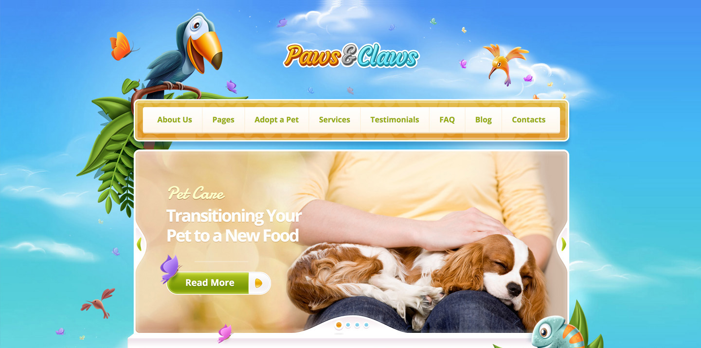 ThemeFuse Releases Paws Claws WordPress Theme