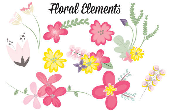 10 Vibrant Floral Elements