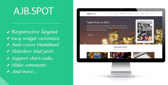 Ajbspot | Responsive MultiPurpose Blogger Template