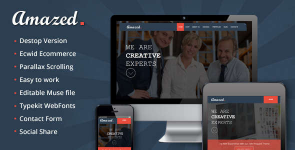 Amazed - Interactive Parallax Theme