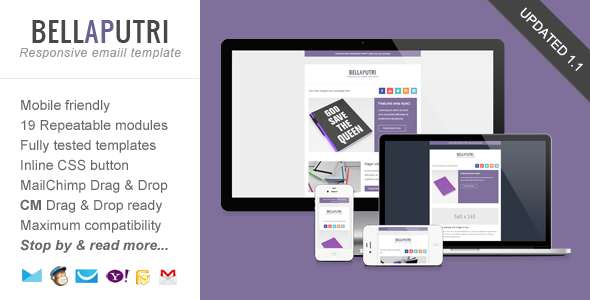 Bellaputri - Usable, Responsive Email Template