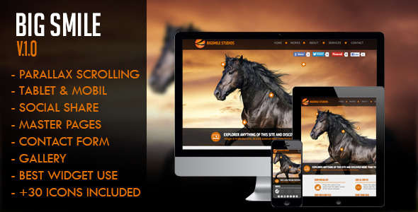 Big Smile Muse Template | Multipurpose Page