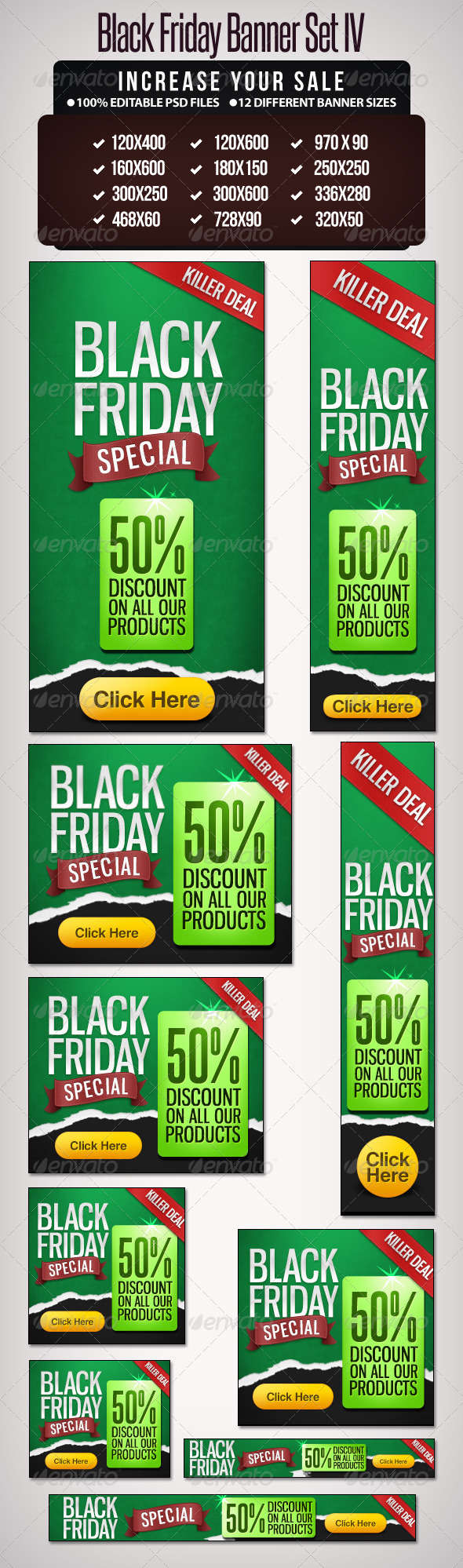 Black Friday Banner Set - 4