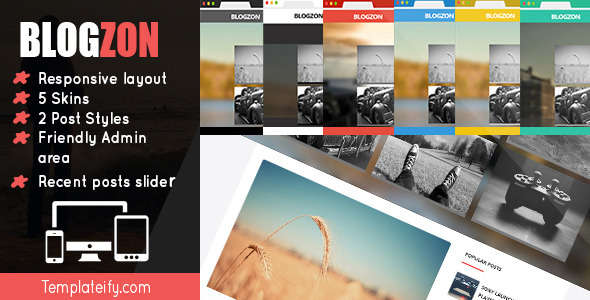 Blogzon: Responsive and Multipurpose Template