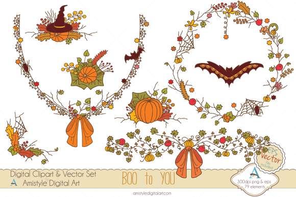 Boo to You Clipart&Vector