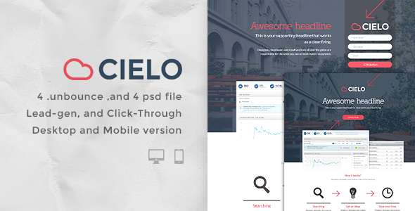 Cielo - Bundle Unbounce pages