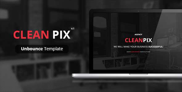 CleanPix - Unbounce Template