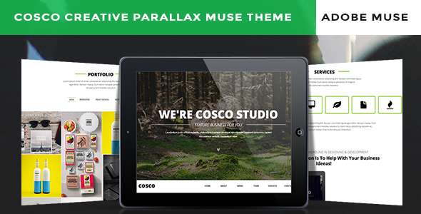 Cosco Creative Parallax Muse Templaete