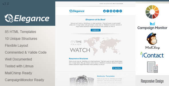 Elegance - Responsive Email Template