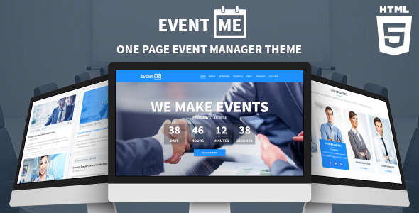 EventMe - Responsive Event Landing Page