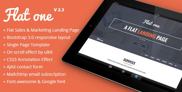 Flatone Sales and Marketing Landing Page