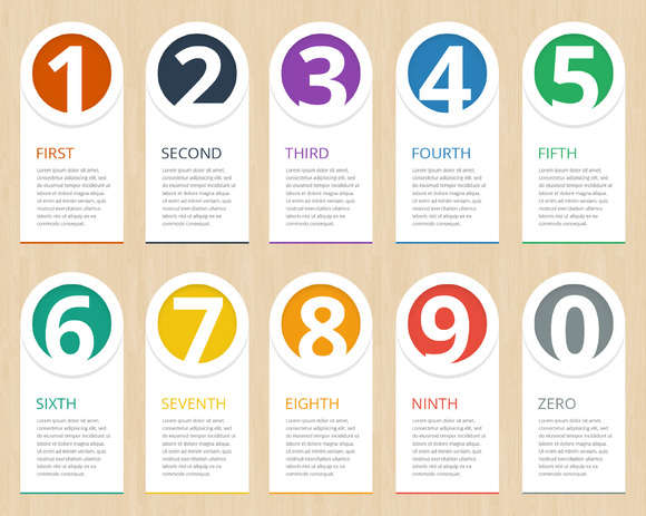 Infographic steps elements templates
