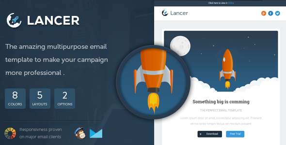 Lancer - Responsive Email Template