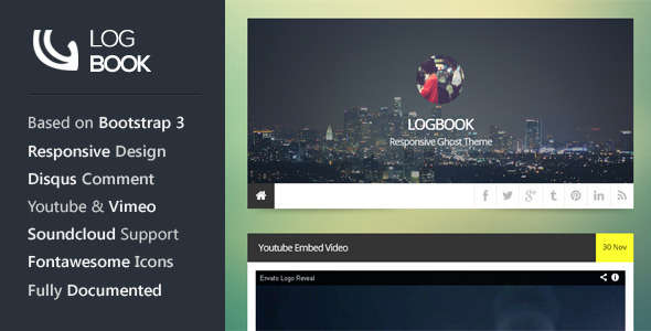 LogBook - Responsive Ghost Theme