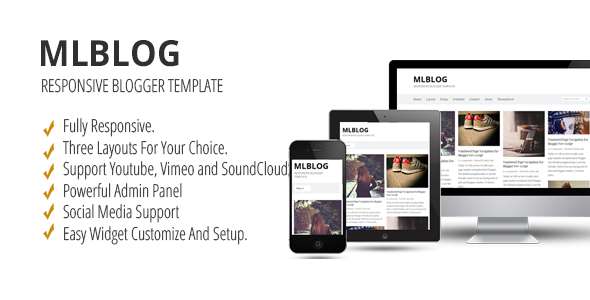 MLBLOG - Responsive Blogger Template