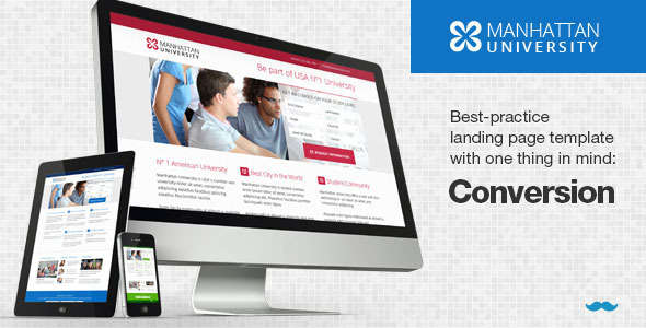 Manhattan Education Unbounce Template