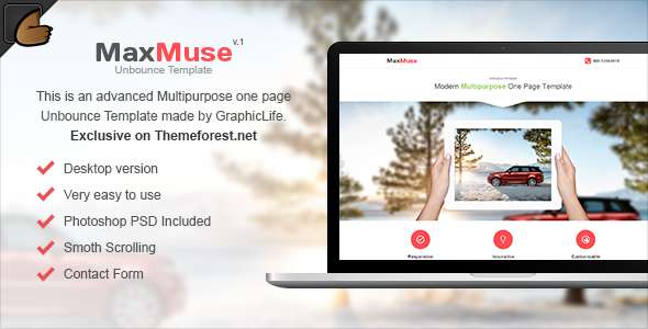 MaxMuse - Unbounce