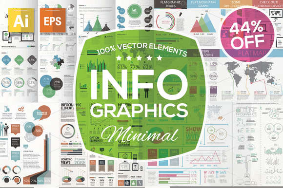 Minimal Infographic Kit - 44% OFF