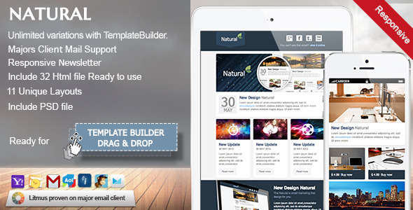 Natural - Responsive Email Template