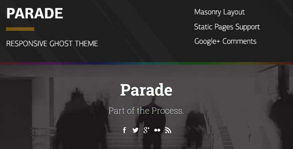 Parade - Responsive Ghost Theme