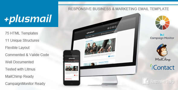 PlusMail - Responsive Email Template