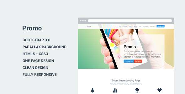 Promo - Landing Page Template