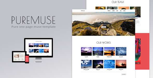 Puremuse - One Page Muse Template