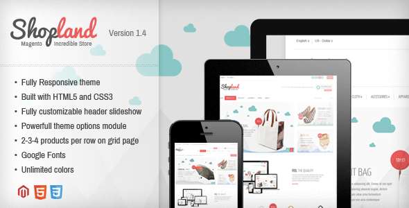Shopland - Responsive Magento Theme