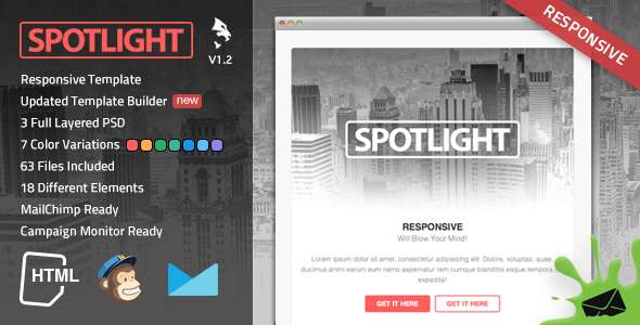 Spotlight Responsive Email Template