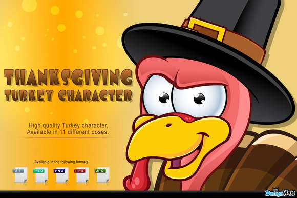 Thanksgiving Turkey Character