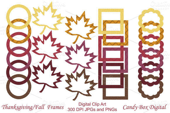 Thanksgiving/Autumn Digital Frames