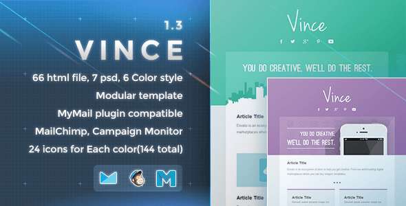 Vince - Responsive Email Template