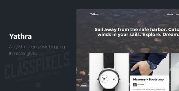 Yathra - Responsive Multipurpose Ghost Theme