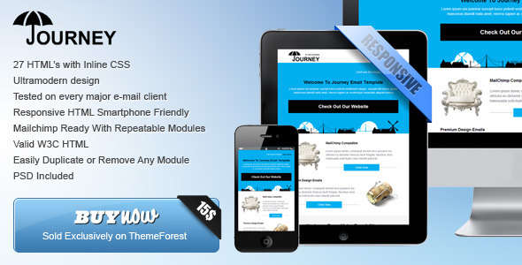 'Journey' - Ultramodern Email Template
