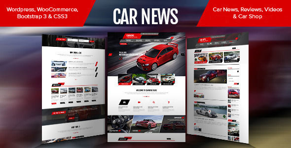 Car News by Pixarwpthemes is a news magazine WordPress theme with video support which features support for RTL languages, fully responsive layouts, search engine optimization, WooCommerce integration, Bootstrap framework utilization, is great for your personal site and a grid layout.