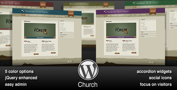 Church by TheMOLITOR is a news magazine WordPress theme with video support which features support for RTL languages and clean design.