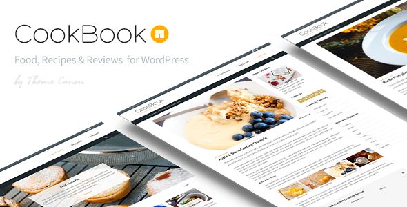 CookBook by ThemeCanon is a news magazine WordPress theme with video support which features Retina display support, one page layouts, fully responsive layouts, search engine optimization, Google Fonts support, Revolution Slider, WooCommerce integration, clean design, magazine style layouts, blogging related layouts and optimizations and masonry post layouts.