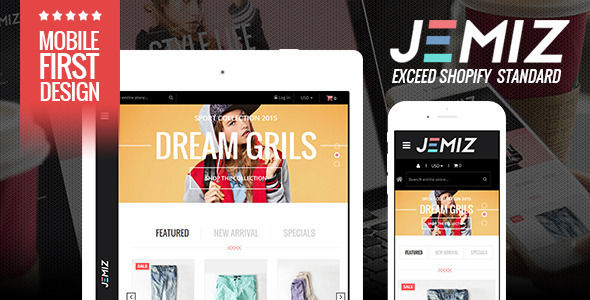 Fashion Responsive Shopify Theme by Tvlgiao is a Shopify theme which features parallax elements, support for RTL languages, Mega Menu, fully responsive layouts, search engine optimization, Google Fonts support, WooCommerce integration, clean design, Bootstrap framework utilization, flat design aesthetics and  minimal design.