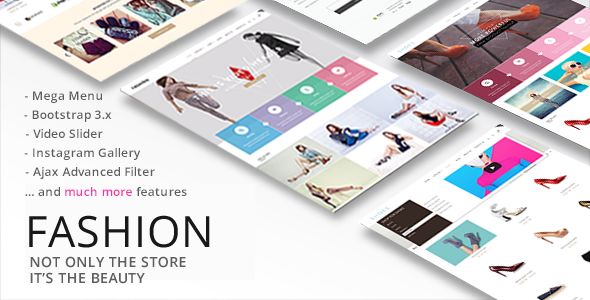 Fashion by Roartheme is a Shopify theme which features support for RTL languages, Mega Menu, fully responsive layouts, search engine optimization, Bootstrap framework utilization, is great for your personal site, a grid layout and  minimal design.