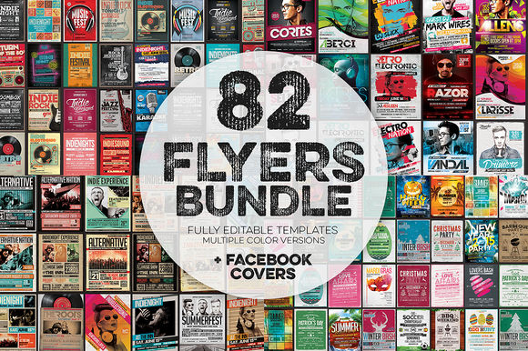 Flyers Bundle by ZeppelinGraphics is available from CreativeMarket for $39.