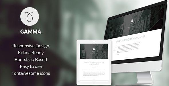Gamma by Oxygenna is a Ghost theme which features Retina display support, parallax elements, fully responsive layouts, Google Fonts support, clean design, Bootstrap framework utilization, blogging related layouts and optimizations, bold design elements, flat design aesthetics and  minimal design.