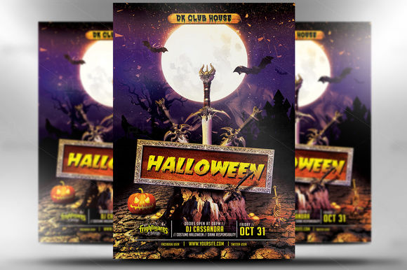 Halloween Flyers by MicroDesigns is available from CreativeMarket for $6.