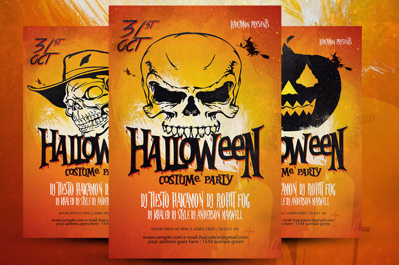 Halloween Party Flyer by Munish_06nk is available from CreativeMarket for $6.