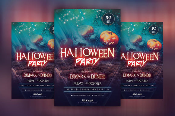Halloween Party by Vollturi is available from CreativeMarket for $6.