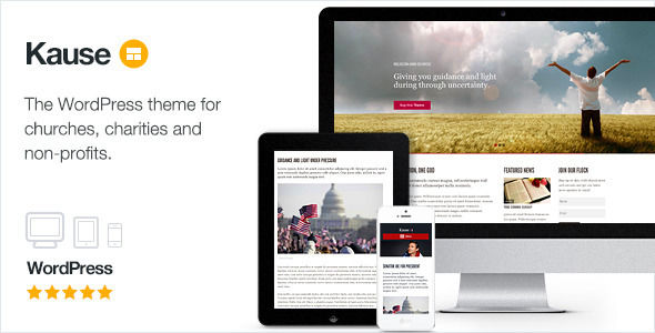 Kause by ThemeCanon is a news magazine WordPress theme with video support which features Retina display support, parallax elements, fully responsive layouts, search engine optimization, Google Fonts support, Revolution Slider, WooCommerce integration, clean design, can be used for your portfolio, a grid layout and minimal design.