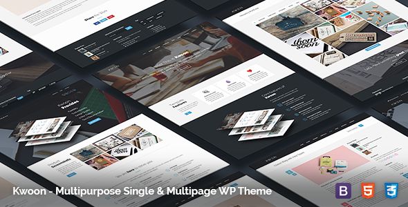 Kwoon by Tommusrhodus is a WordPress theme which features Retina display support, parallax elements, one page layouts, fully responsive layouts, search engine optimization, Google Fonts support, Revolution Slider, WooCommerce integration, clean design, Bootstrap framework utilization, support for photo galleries, can be used for your portfolio, magazine style layouts, flat design aesthetics and a grid layout.