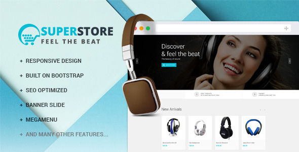 Leo Material Store by Leo-theme is a Shopify theme which features support for RTL languages, Mega Menu, fully responsive layouts, search engine optimization, Bootstrap framework utilization and  a grid layout.
