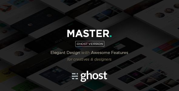 Master Corporate Multi-Purpose Ghost Blog by Createit-pl is a Ghost theme which features parallax elements, fully responsive layouts, clean design, Bootstrap framework utilization, can be used for your portfolio, corporate style visuals, masonry post layouts and  minimal design.